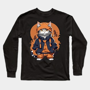 Uzumaki cat Long Sleeve T-Shirt